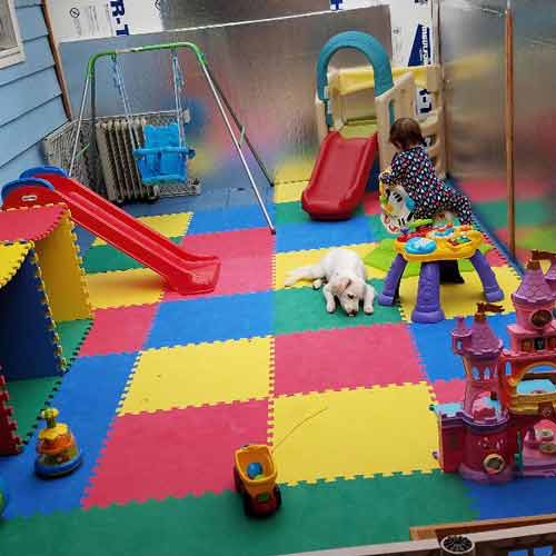 foam kids playroom tile