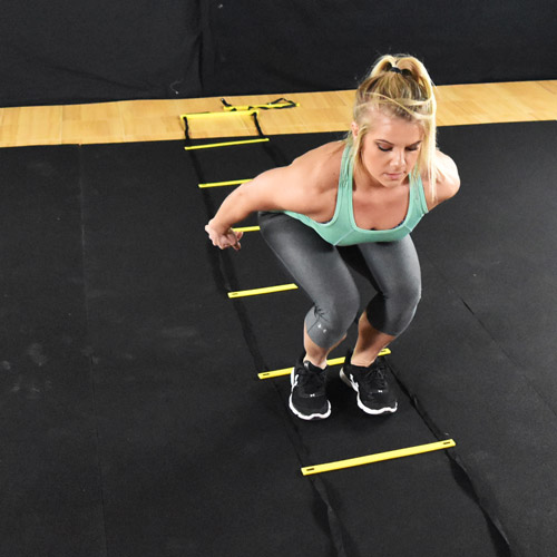 Plyometric flooring roll is perfect for zoom fitness classes