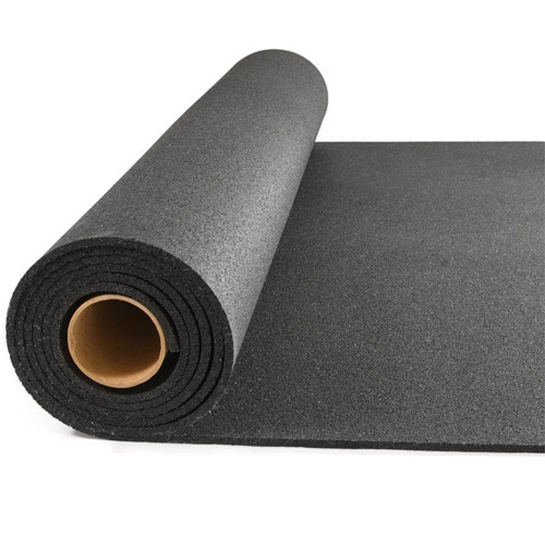 Greatmats Plyometric Rubber Roll Sport Natural | 6 mm Thick | Black | P90x, Aerobics, Cardio, Home Gym Flooring Mat | Texture: Smooth | Custom Cut Lengths