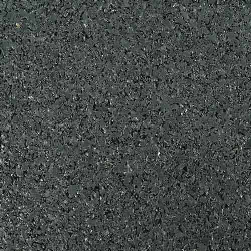 Rubber Flooring Roll Geneva 1/2 Inch Black Per SF