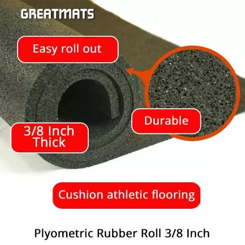 rubber flooring roll for bungee exercise 