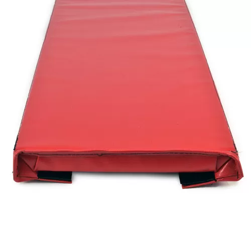 I Beam Channel Wrap Pad 12 inch Face 6 ft High 1.25 inch 14 oz top.