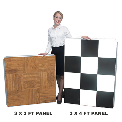 3x3 Portable Dance Floor for Clog Dancing