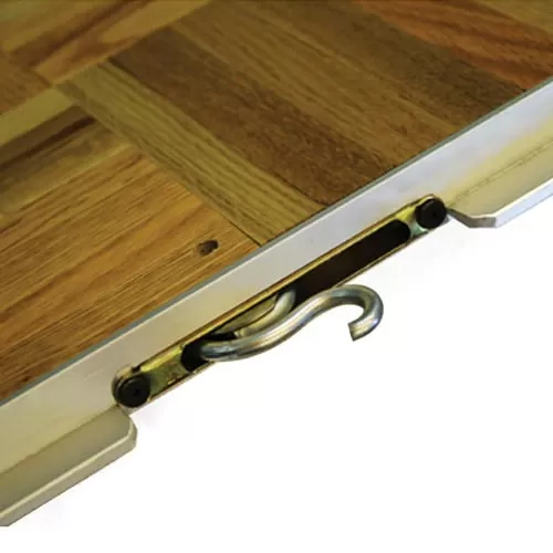 Portable Dance Floor 3x4 Ft Seamless Wood Grains Cam Lock