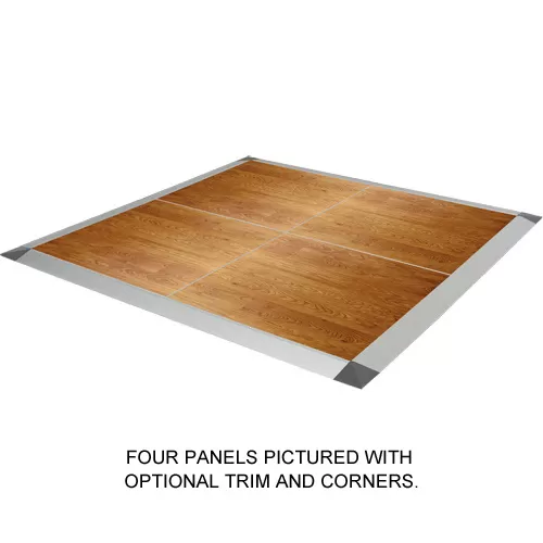 Portable Dance Floor 3x3 Ft Seamless Wood Grains Cam Lock Am Plank