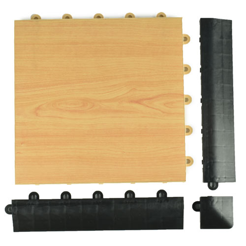 wood look floor tiles for tent 