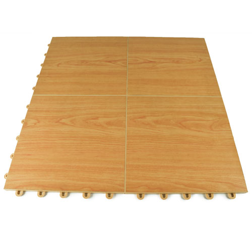 Wood look pvc floor tiles