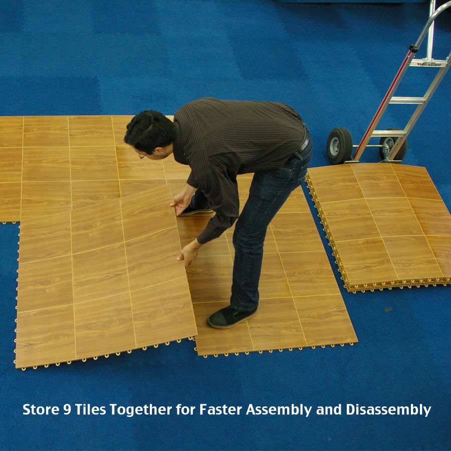 easy portable or mobile dance floor