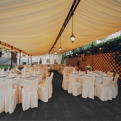 Handicap accessible wedding flooring