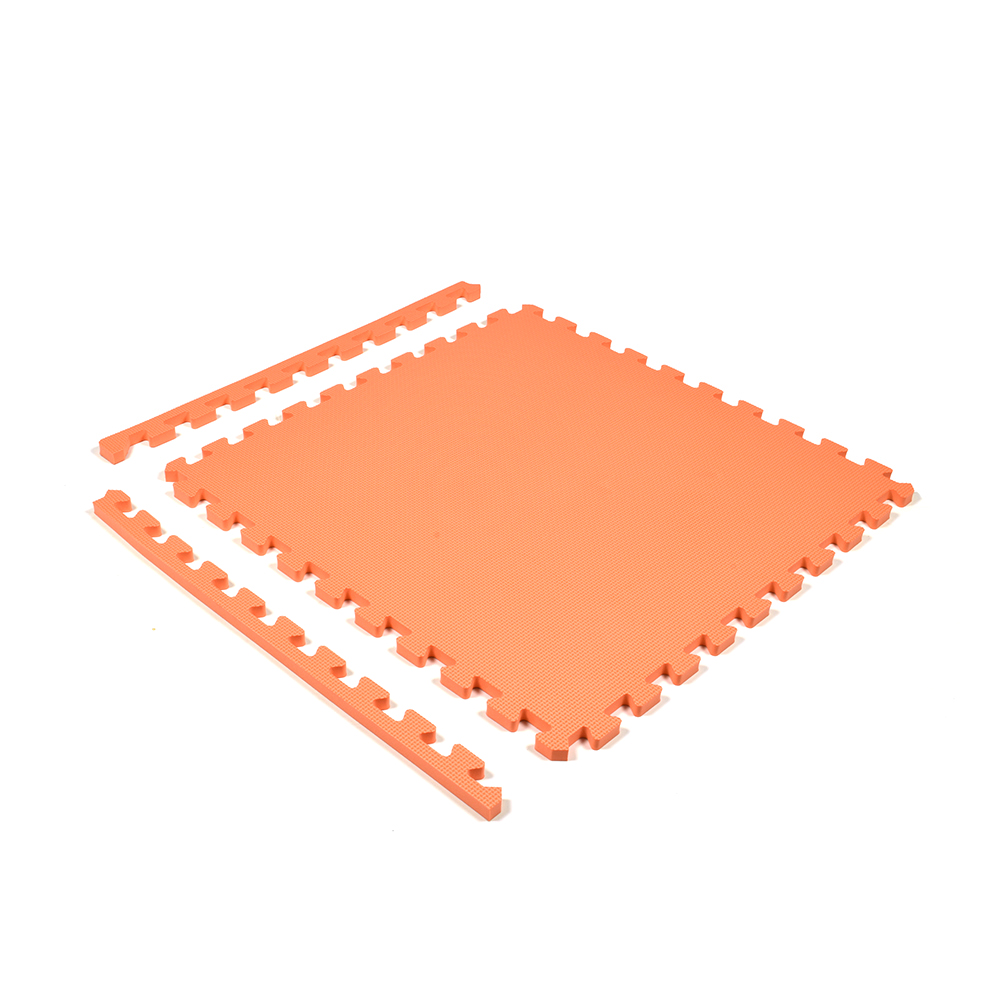 Foam Mats for Kids 5/8 Premium orange with borders 