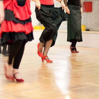 Easy to clean portable dance flooring tiles