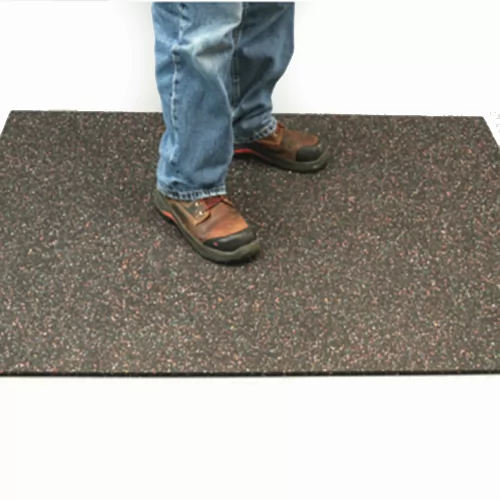 Rubber Mat 3x4 Ft x 1/2 Inch Confetti