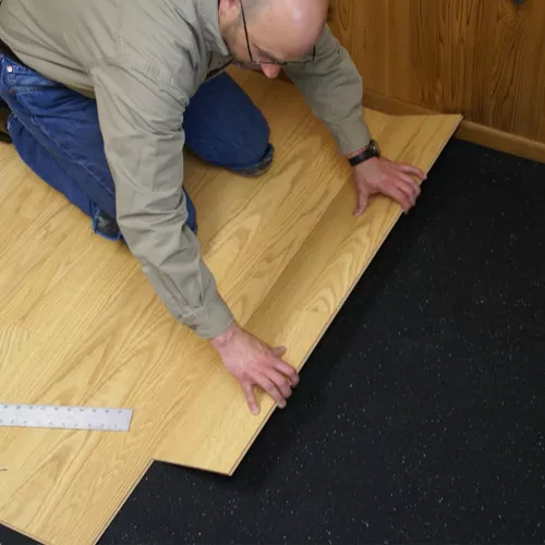 Noise Reduction Rubber Underlayment, Rubber Laminate Wood Flooring