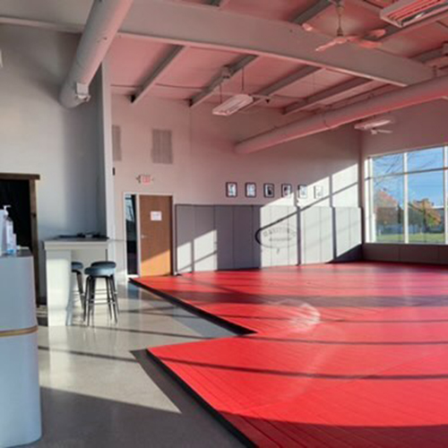 Red Roll out Mats for Jiu Jitsu