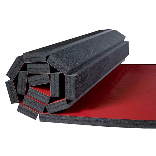 Flexible Roll Out Mats 1-5/8 Inch red mat.