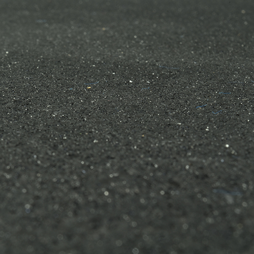 Rubber Flooring Rolls 1/4 Inch 4x10 Ft Black Surface