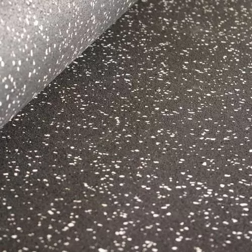 Rolled Rubber Sport 3/8 Inch 10% Gray per SF roll closeup