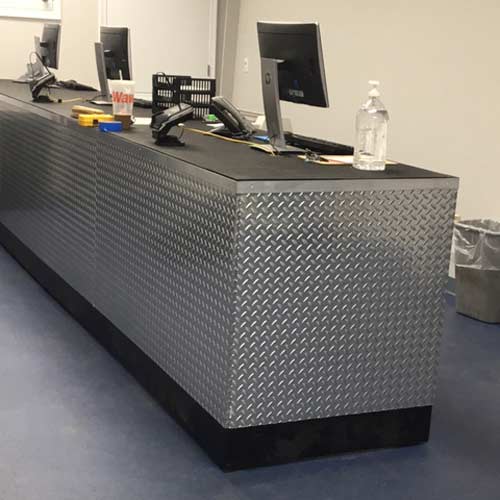 large rubber counter mat