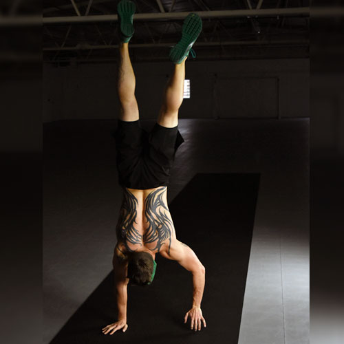 Rolled Rubber - 8 mm -  Black - US handstand