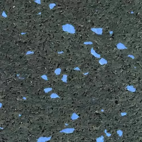 Rubber Flooring Rolls 8 mm 10% Color Geneva Blue Texture