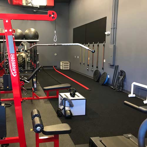 Resilient rubber floors for functional fitness centers