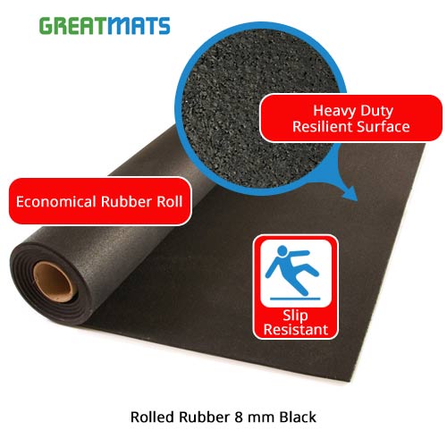 Rubber Rowing Machine Mats