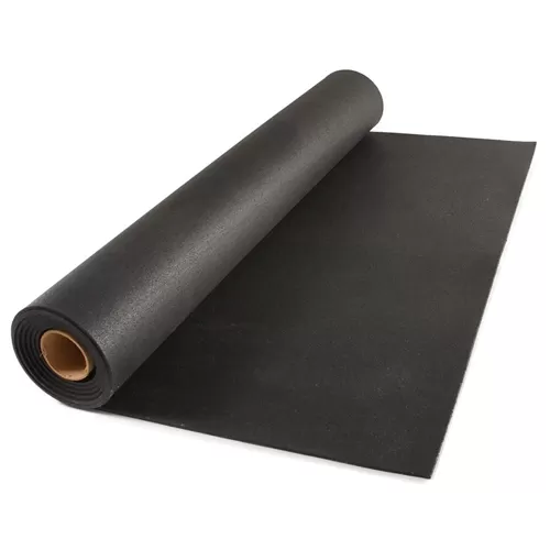 rubber rolled mat used under a pool