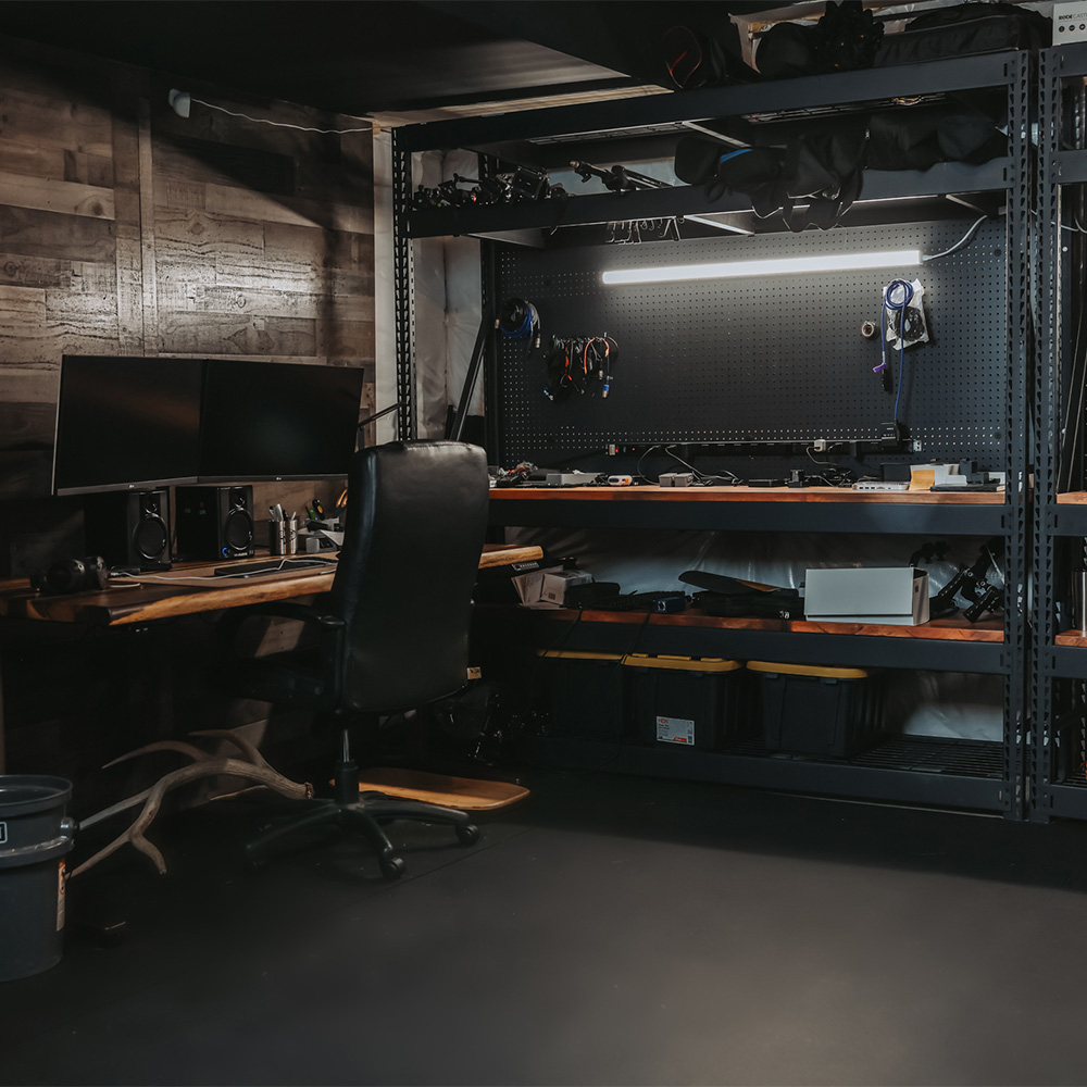 garage office flooring ideas