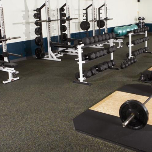 rolls of gym turf 