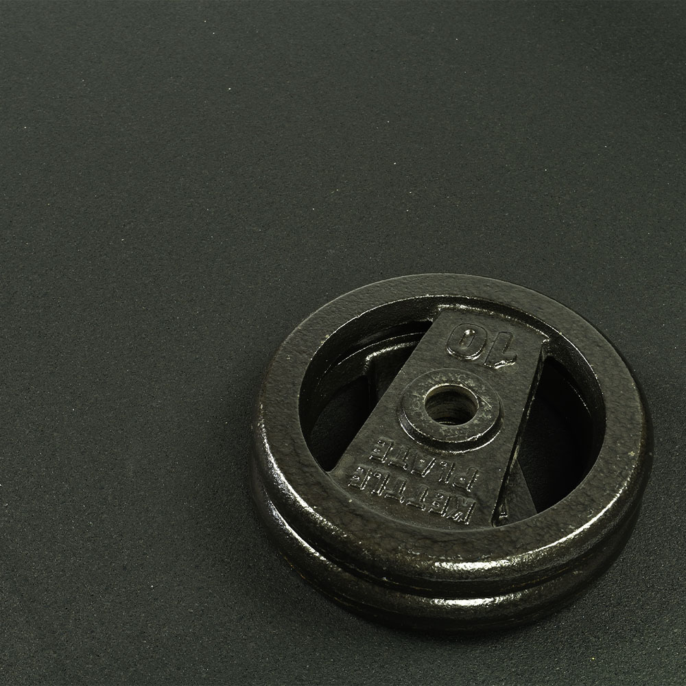 Rolled Rubber half Inch Black Pacific weights
