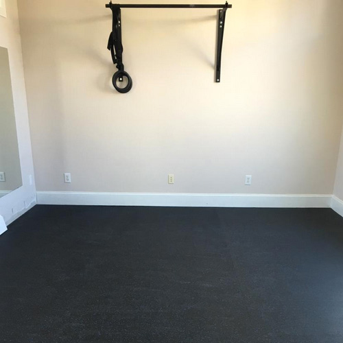 8mm Color Fleck Rubber Gym Flooring by IRON COMPANY