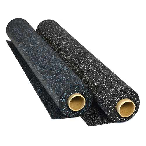 Greatmats 4x10 ft Rolled Rubber (Black)