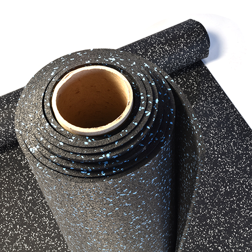 Greatmats 4x10 ft Rolled Rubber (Black)