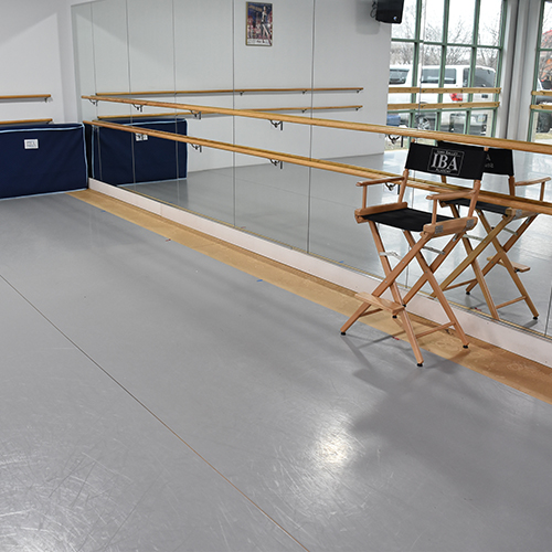 Adagio Marley Cut Lengths per LF gray install dance studio