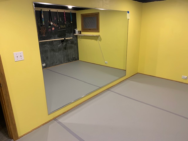DIY Home Dance Studio Flooring