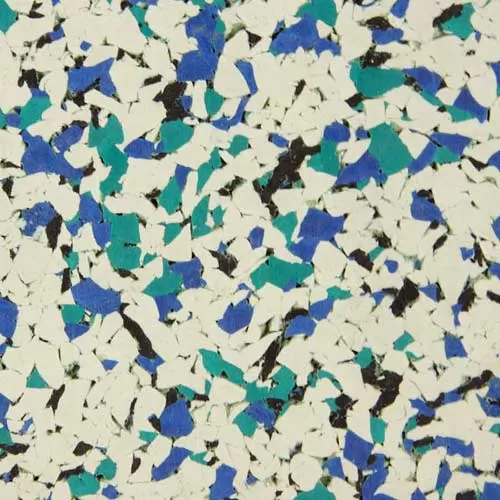 90% Colored Rubber Floor Tiles ocean.