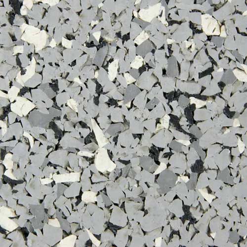 Rubber Flooring Tiles Nuclear Grey