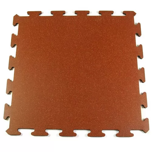 Rubber Home Gym Flooring Tile Rubberlock Black 4x4 Ft