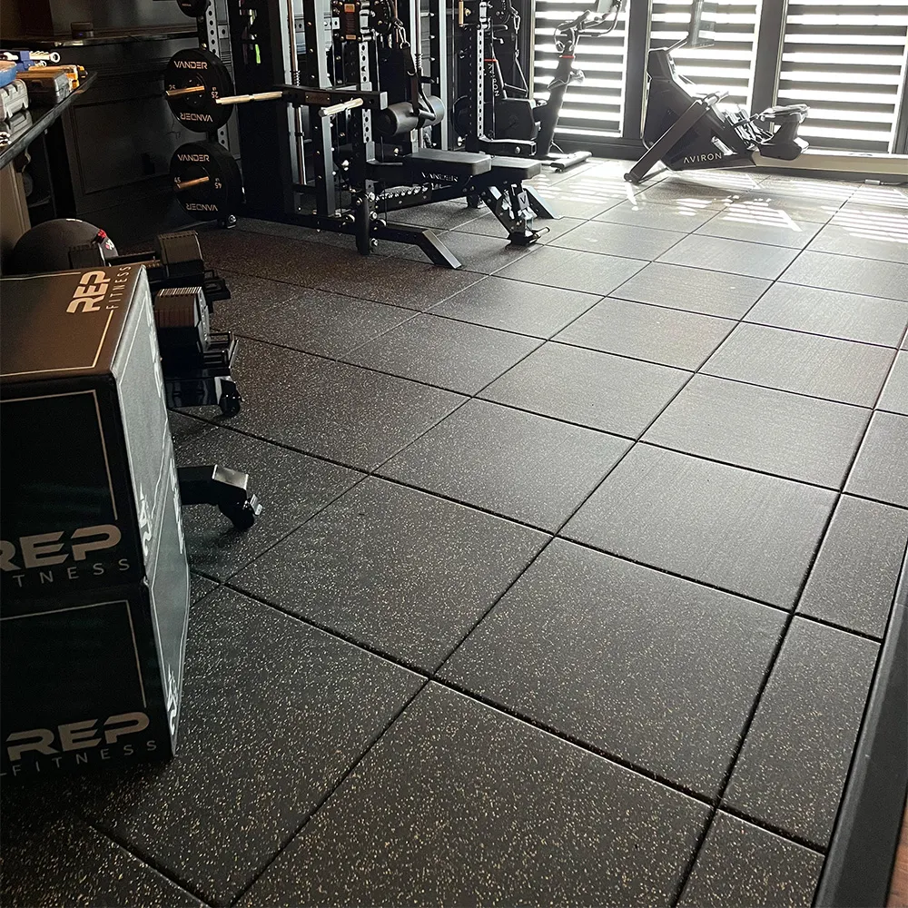 home weight room flooring