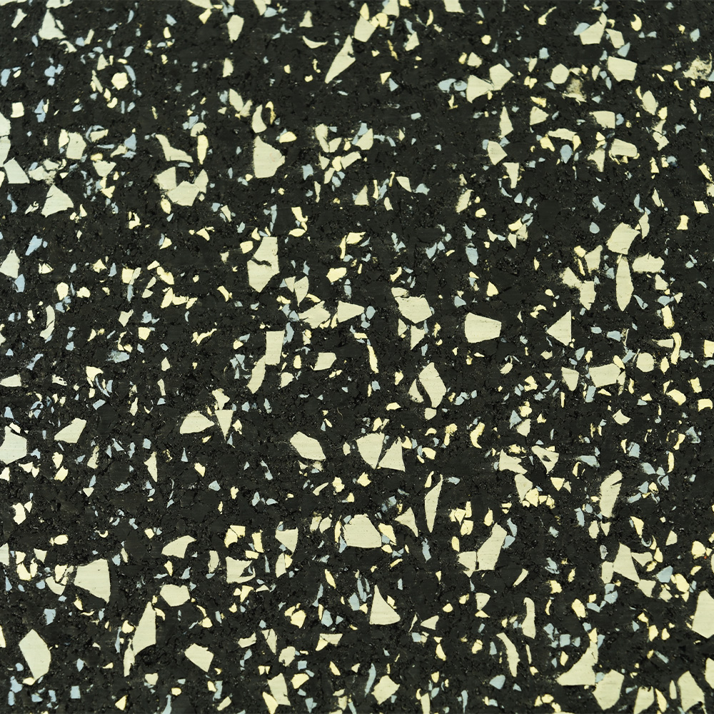 Action Sport Rubber Gym Tile Choice 35 % Color 1 Inch x 2x2 Ft. Shadow Gray close up