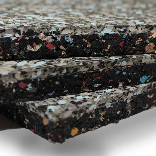 spike tiles resistant rubber flooring