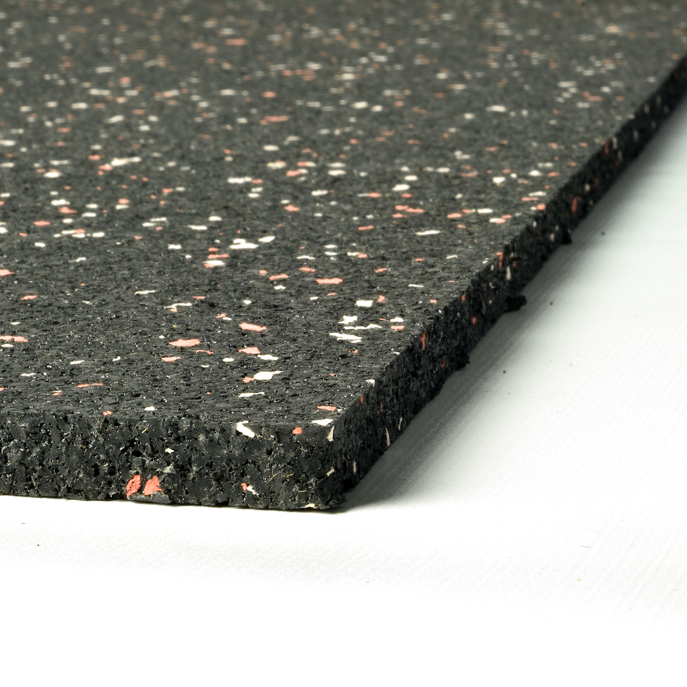 3/8 rubber mat with straight edge style