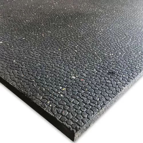 horse stall mats have pebble texture for traction