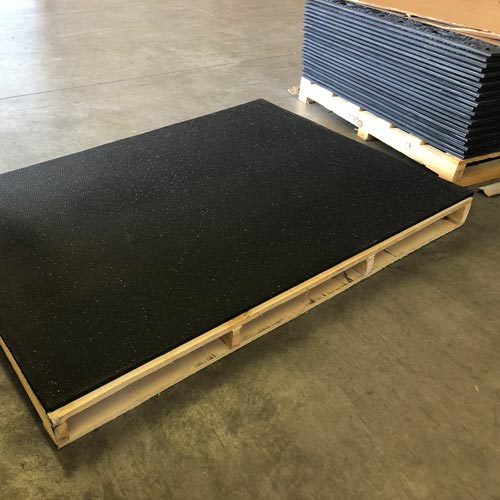 4x6 Rubber Horse Stall Mats 3/4 Inch - Straight Edge