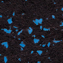 Interlocking Rubber Tile 23x23 Inch x 8 mm 20% Color Eureka Buff Blue Swatch