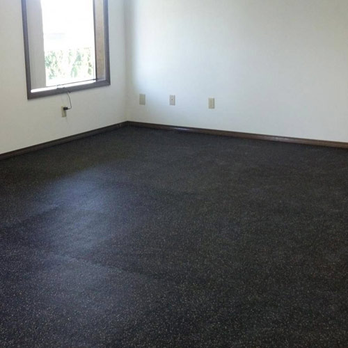ZipTile Low Odor Gym Rubber Flooring Tiles