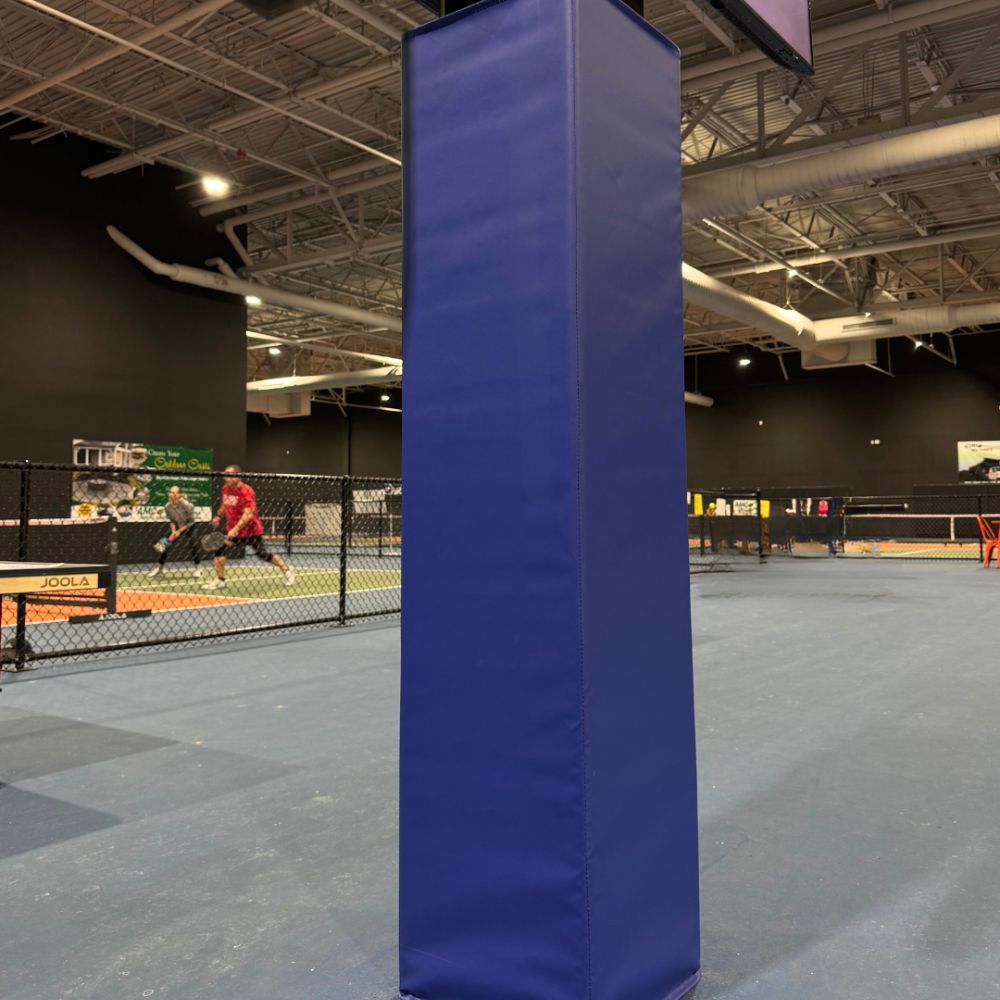 Safety Pilaster Wrap 38 to 64 Inch pickleball court indoors