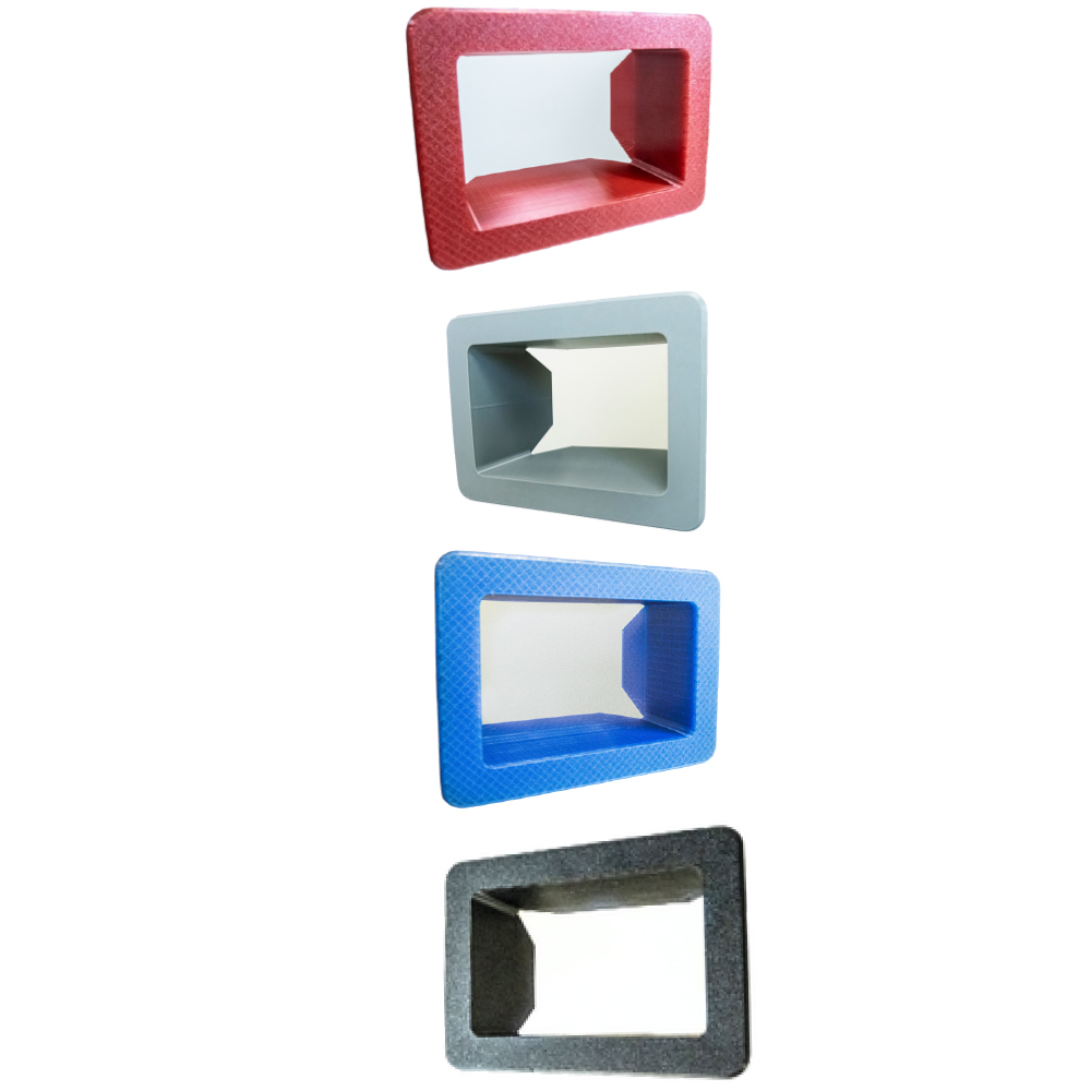 Safety Wall Pad Cutout 6x6 Inch red, gray, blue, black color options