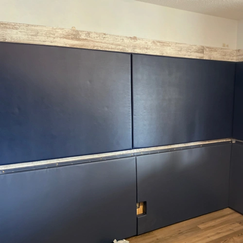 basement wall padding for sports practice