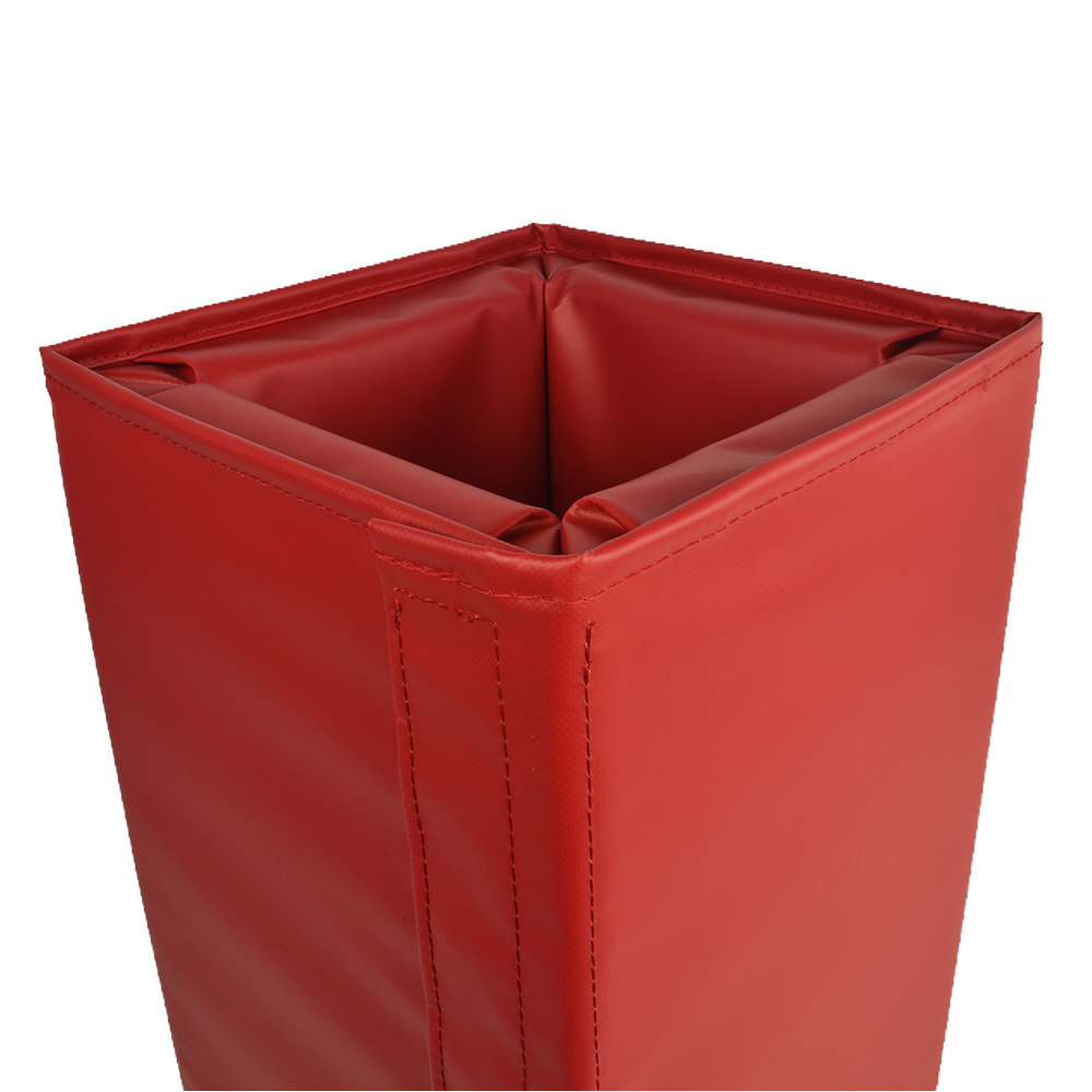 Safety Pilaster Wrap red top angle view
